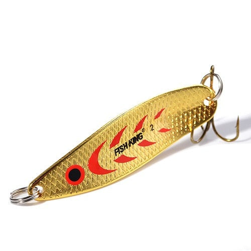 Spoon  FISHKING Fishing Lures Spoon Wobble Metal Jig Trout Spoon18g 27g Spinner