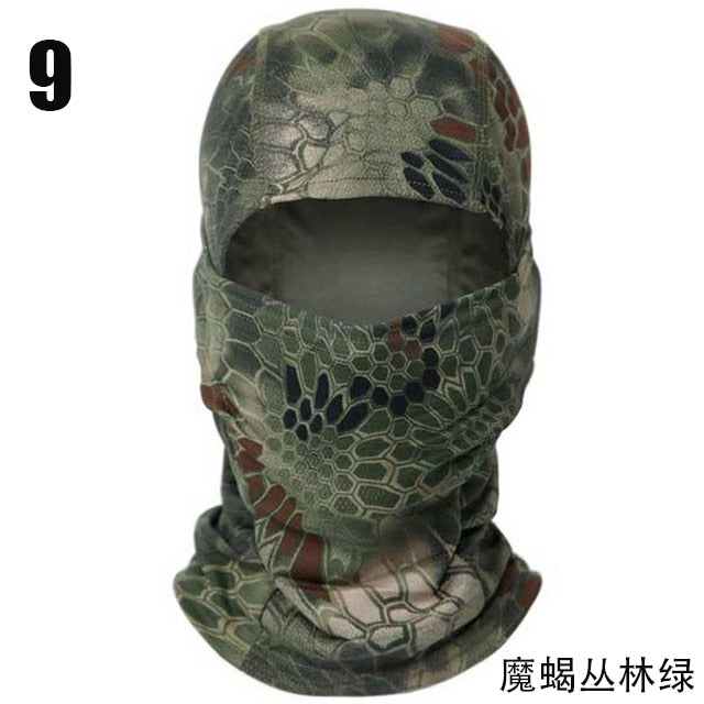 Camouflage Balaclava Full Face Mask Wargame CP Military Hat Hunting Bicycle Cycling