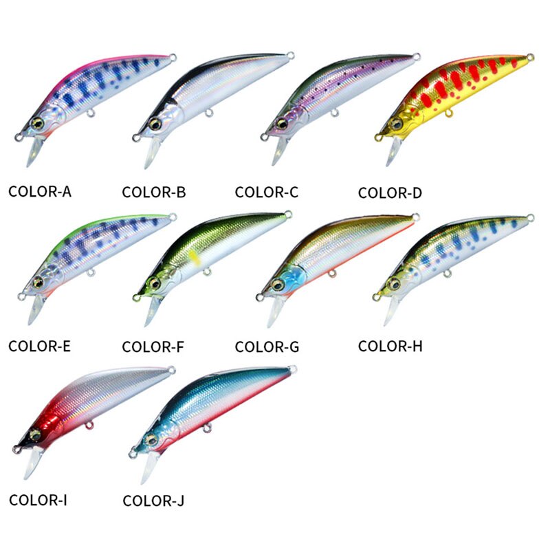 Artificial HISTOLURE Sinking Minnow  50mm/4.7g 65mm/8.2g Fishing Lures TROUT