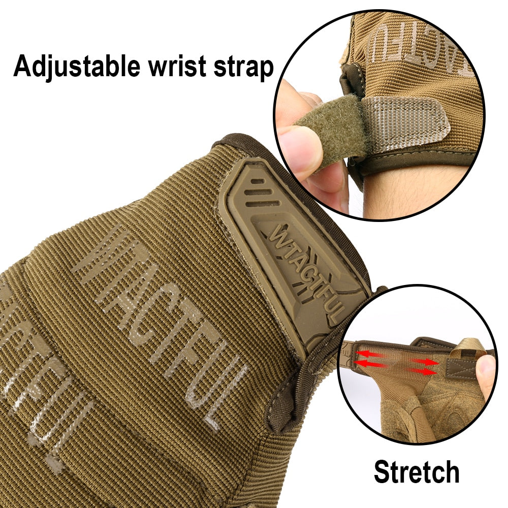 Outdoor Tactical Gloves Military Training Army Sport Climbing Shooting Hunting Riding