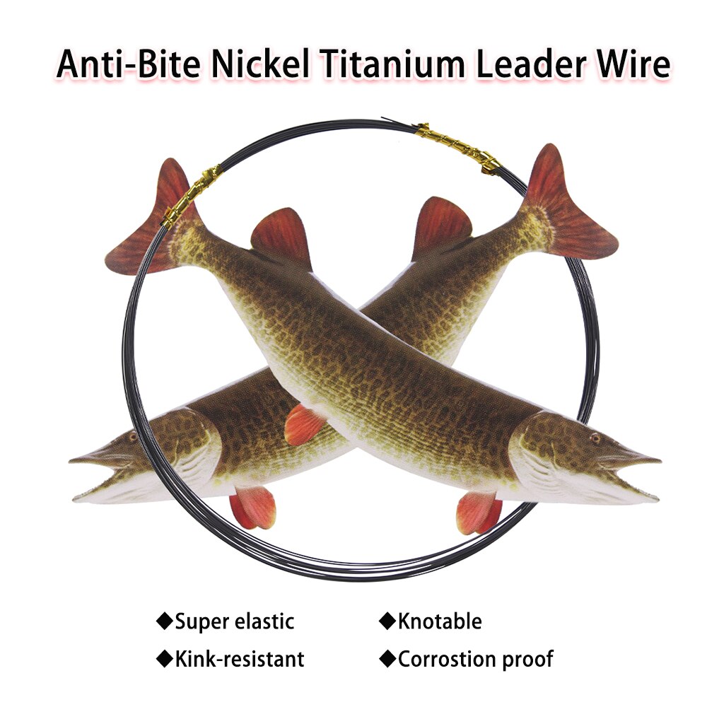 Titanium Fishing Leader Wire Kink-Resistant Fishing Line For Tuna Pike Big Game Trace Accessories