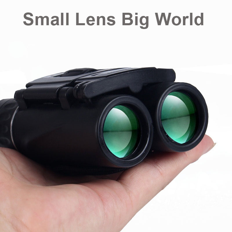 40x22 HD Powerful Binoculars 2000M Long Range Folding Mini Telescope BAK4 FMC