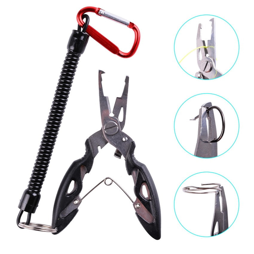 Scissor Braid Line Lure Cutter Hook Remover etc. Tackle Tool Cutting Fish Use Tongs