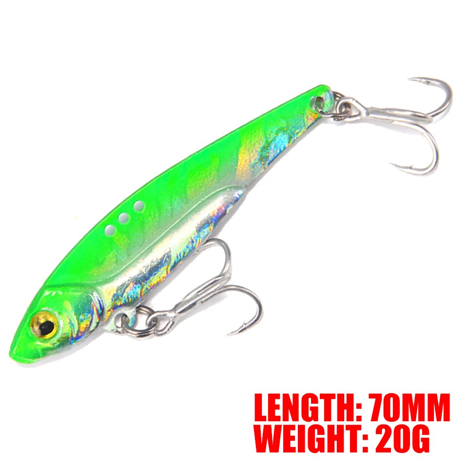 WALK FISH 1Pcs Metal VIB FIshing Lure Vibration 3D Eyes Pesca Crank Lures Winter Sinking Hard Bait