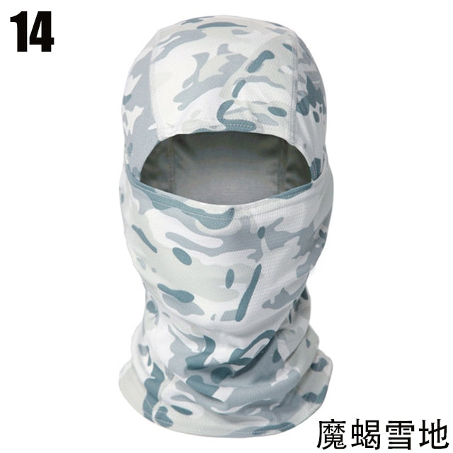 Camouflage Balaclava Full Face Mask Wargame CP Military Hat Hunting Bicycle Cycling