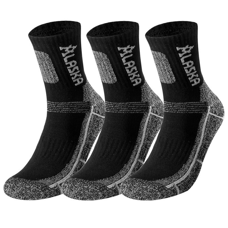 3 Pairs/Set Winter Professional Men&#39;s Sports Sock Outdoor Keep Warm Cycling Running