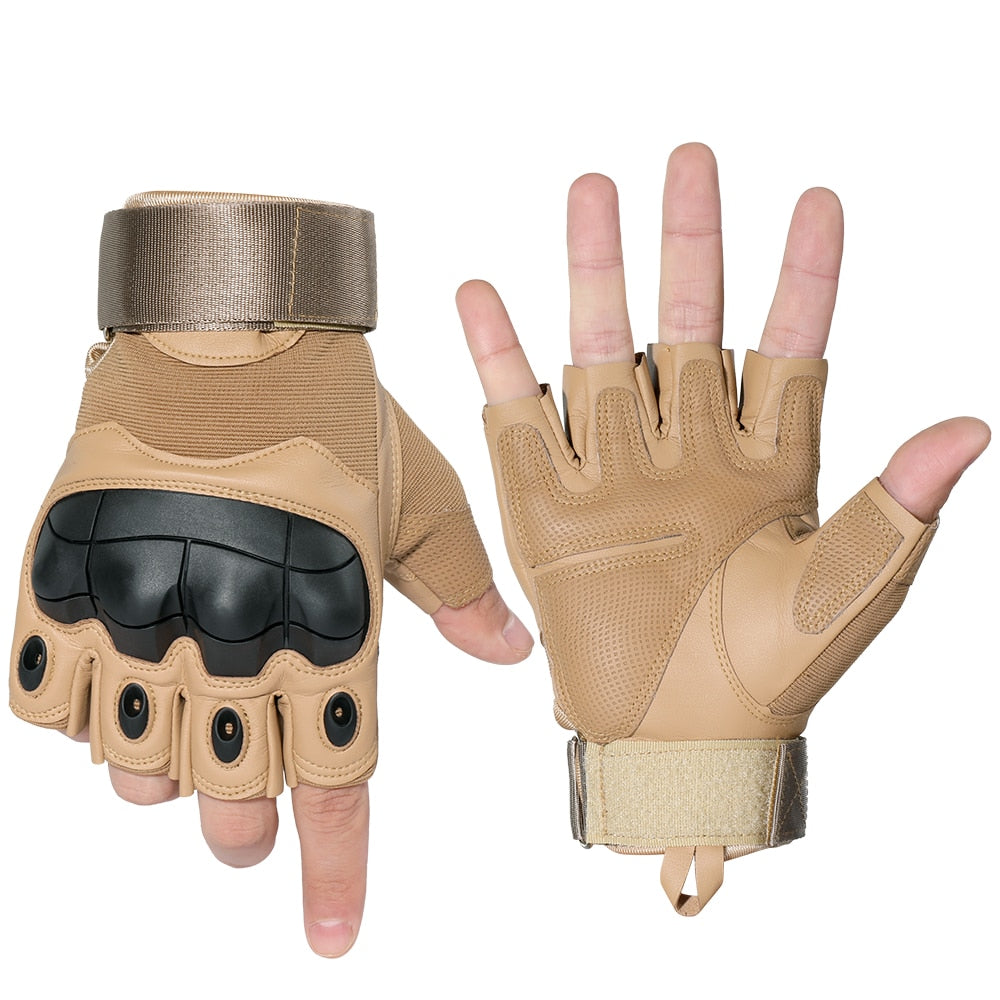 Touch Screen Tactical Gloves PU Leather Army Military Combat Airsoft Sports Cycling Paintball