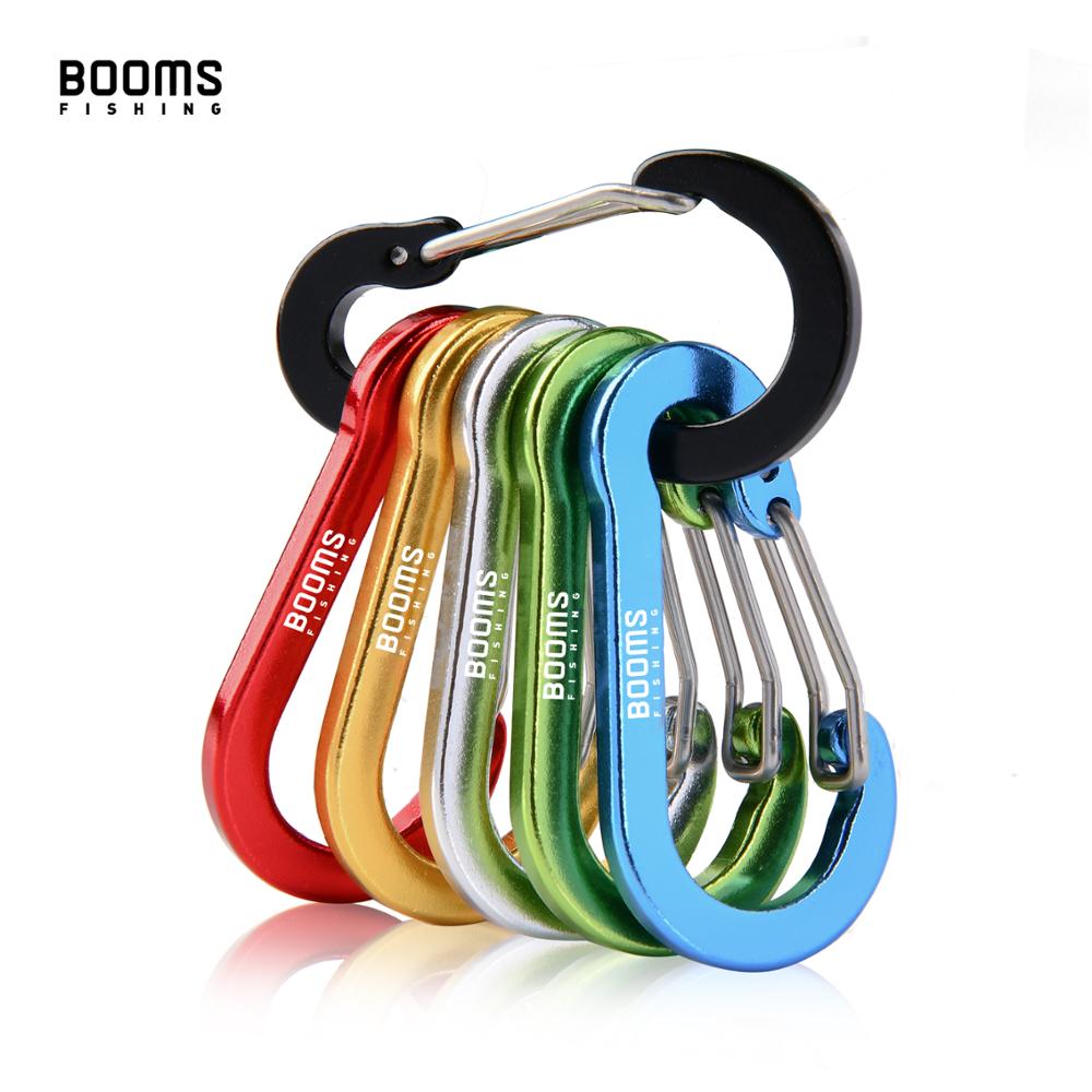 Steel Small Carabiner Clips Outdoor Camping  Multi Tool  Fishing Acessories 6pcs