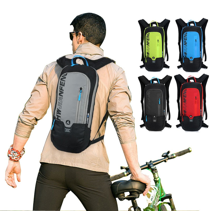 Bike Backpack Nylon Cycling Hiking Camping Hydration Backpack Bike Equipment 10L