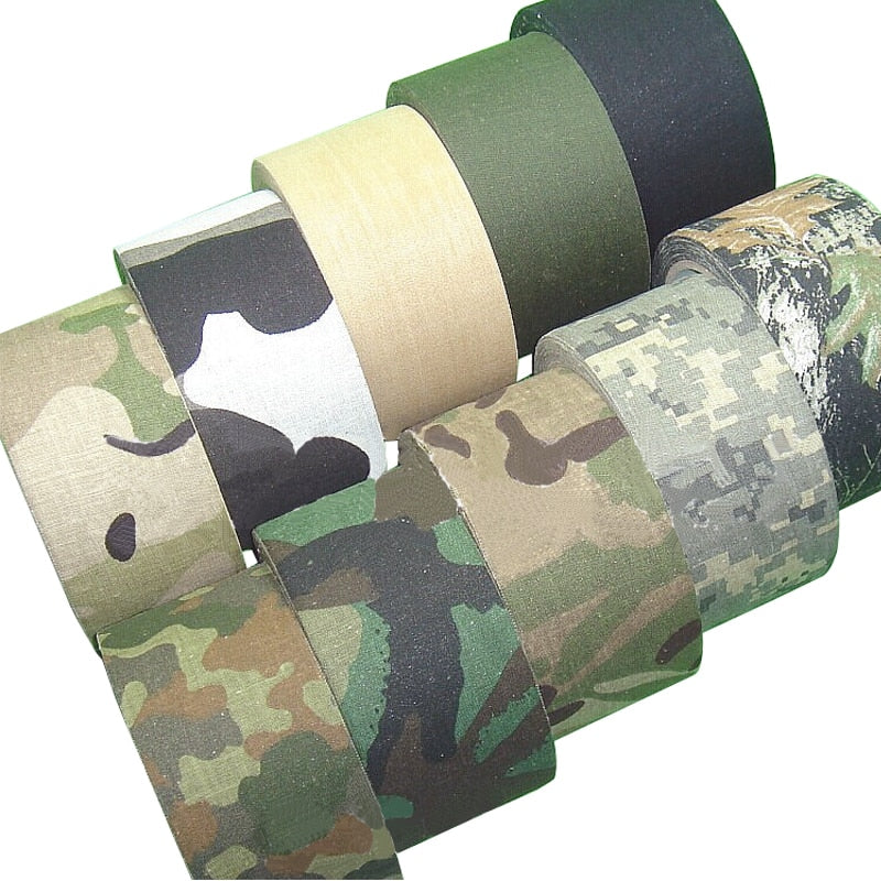 6inch 5M Outdoor Duct Camouflage Tape WRAP Hunting Waterproof Adhesive Camo