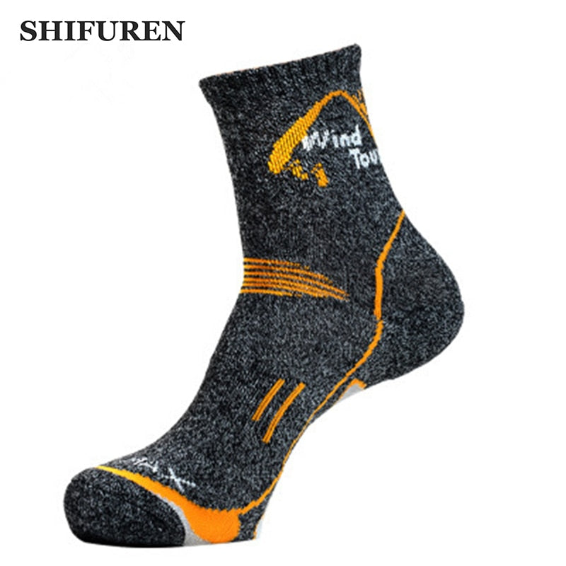 3Pairs Men&#39;s Coolmax Socks Men Outdoor Sock Hiking Quick-Drying sport socks