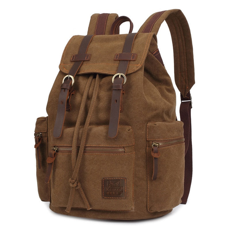 vintage canvas Backpacks Men And Women Bags Travel Students Casual For Hiking