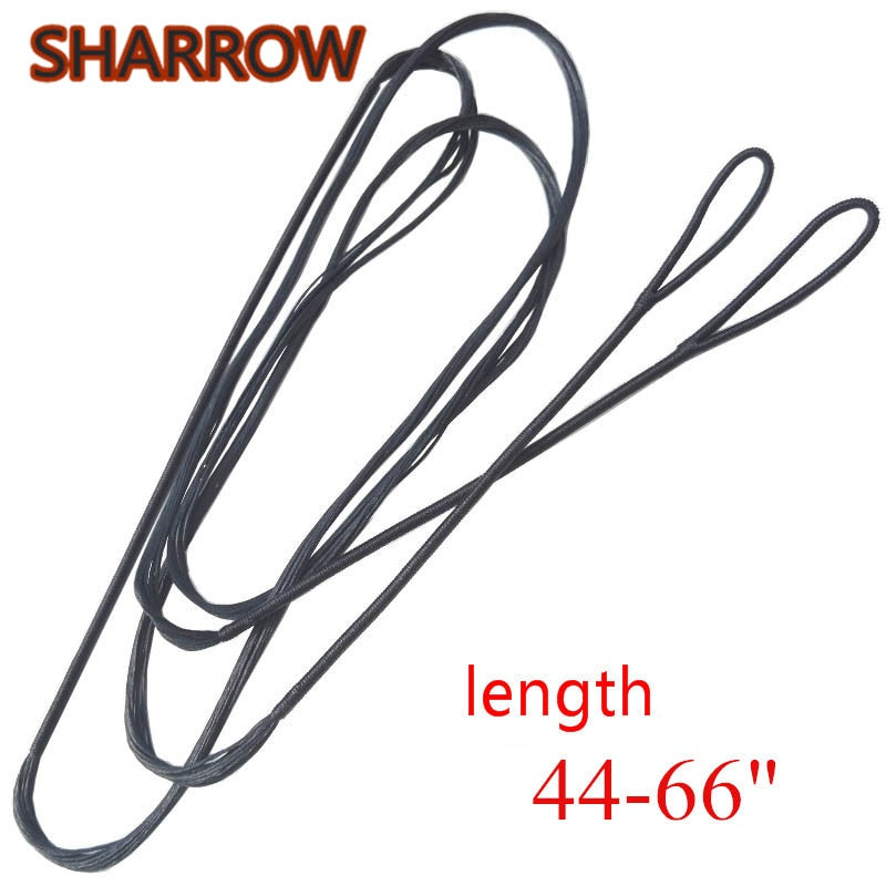 12/14/16 Strands Length Bowstrings Fit 48''-70'' Black Replacement Bow String Recurve Bow