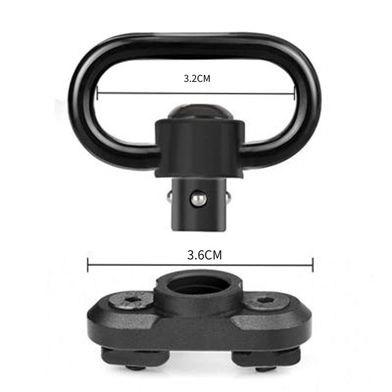 Sling Swivel Stud Mount Adapter For Mlok Rail Quick Release QD Sling Gun Accessories New