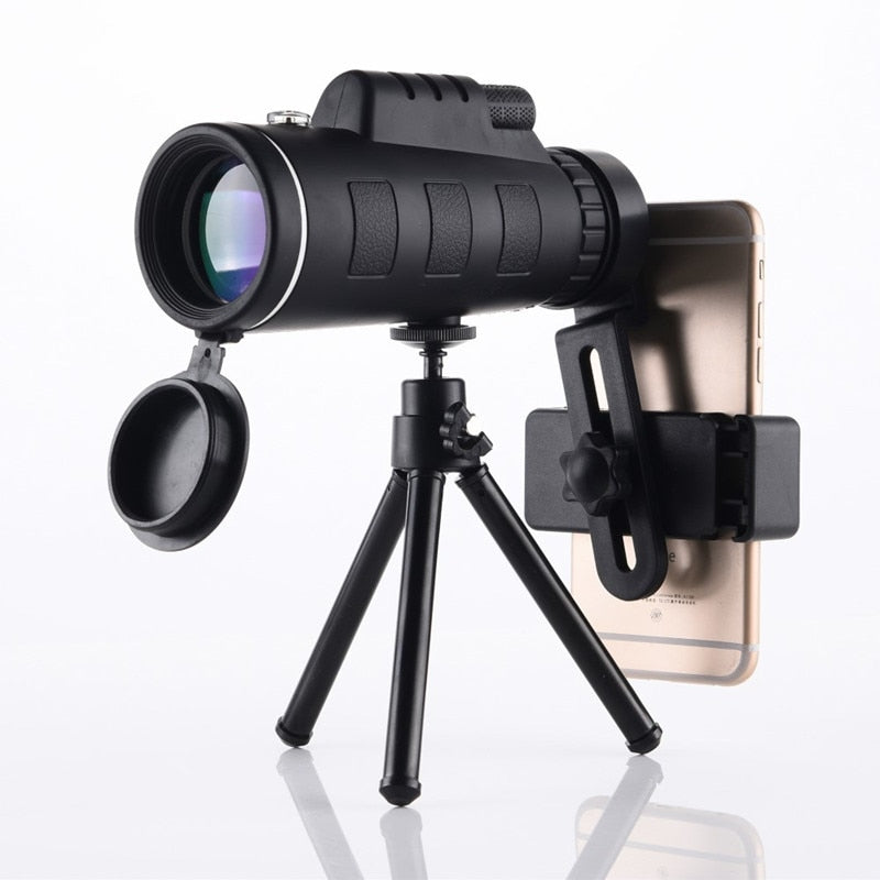 Zoom Monocular Telescope Clear Weak Night Vision Pocket Telescope With Smart Phone