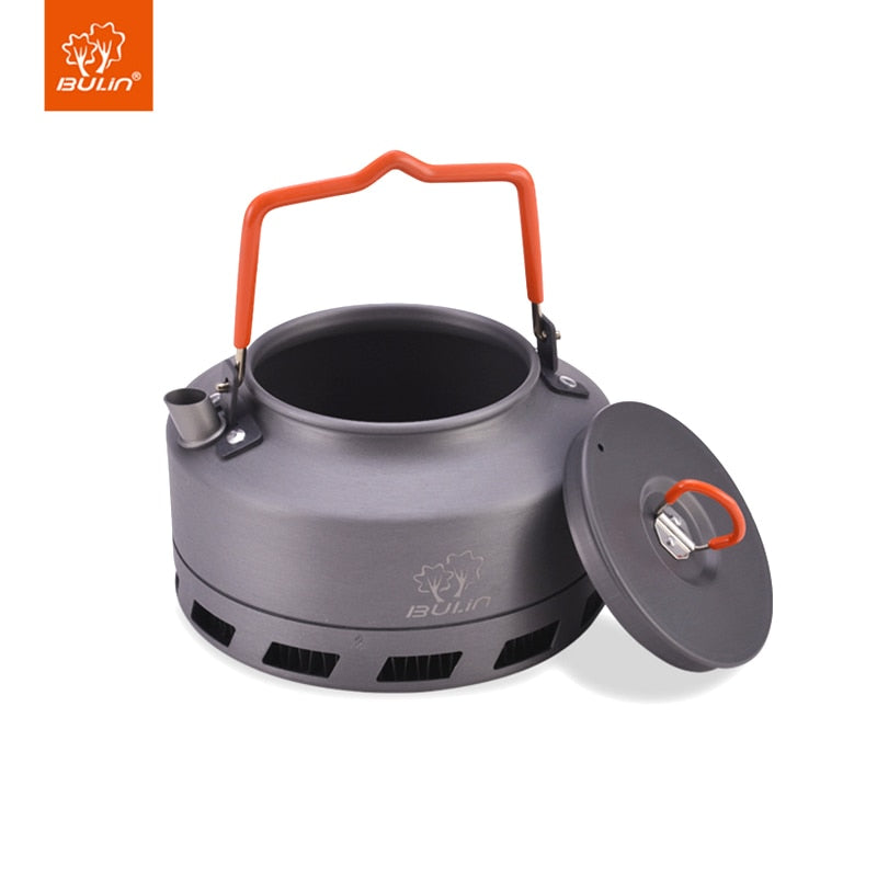 1.1L Outdoor Kettle Aluminum Alloy Portable Pot Travel Pan Teapot Coffee Tableware