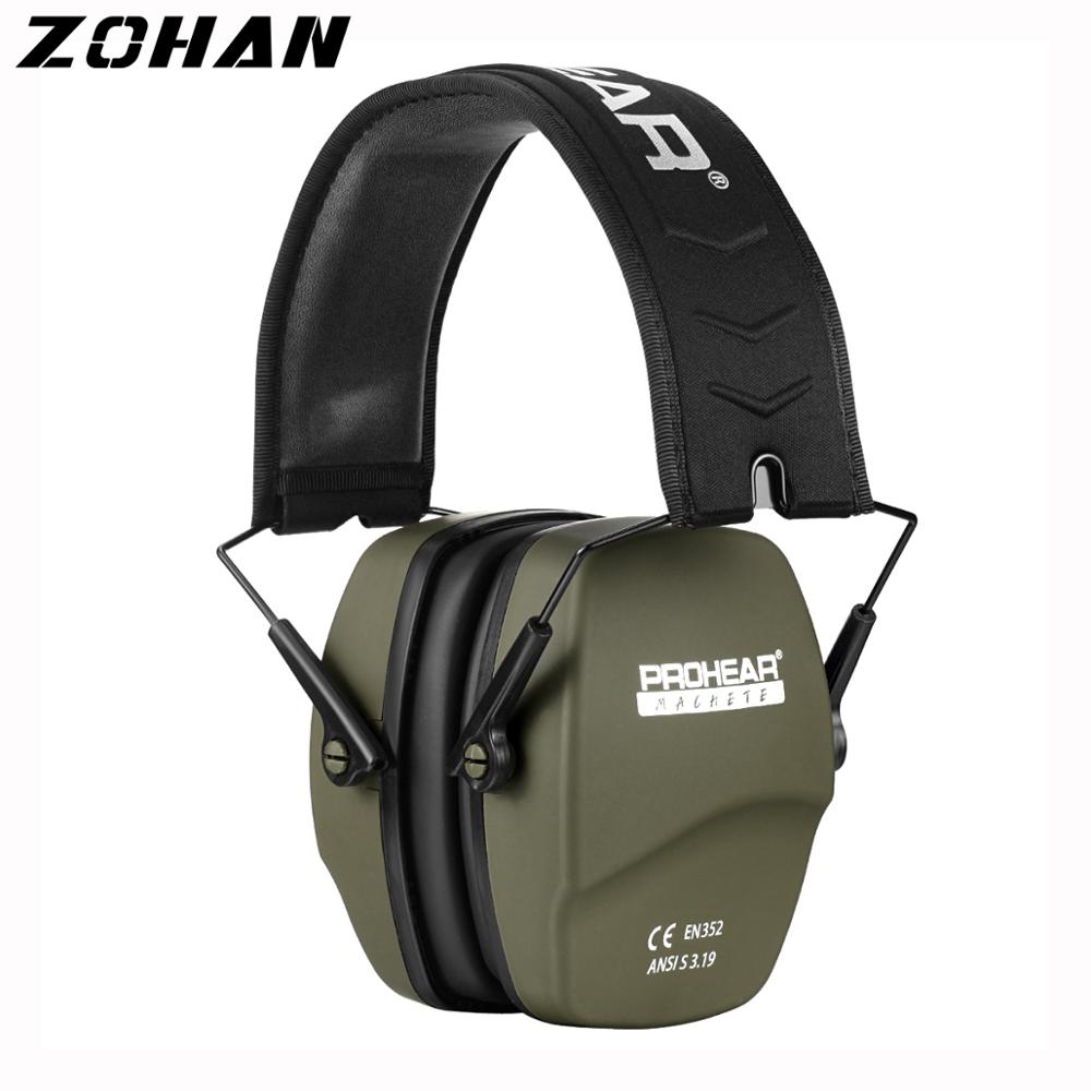 ZOHAN Shooting Ear Protection Safety Earmuffs Noise Reduction Slim Passive Hearing