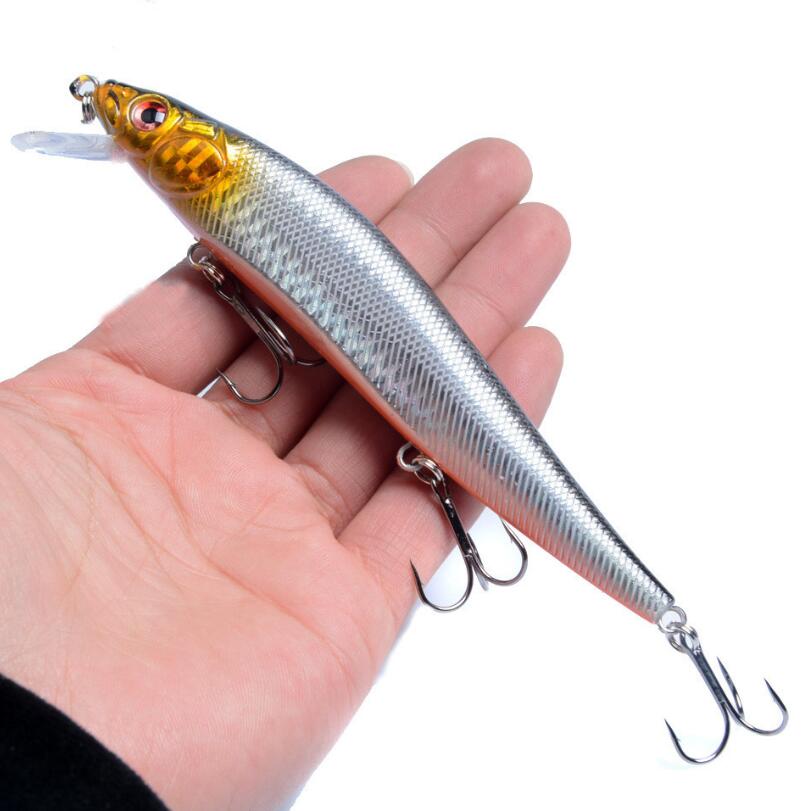 Minnow Fishing Lures Wobbler Hard Baits Crankbaits ABS Artificial Lure For Bass Pike