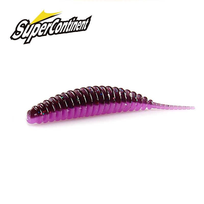 2021 Supercontinent worm bait soft bait Tanta 49mm 65mm fishing lures Pesca carp fishing bass