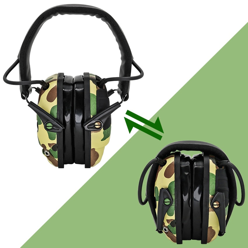 Shooting Earmuffs Pickup and Noise Reduction Tactical Headset Hearing Protection Hunting