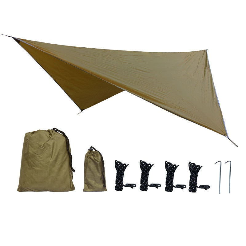 210T Waterproof Tarp Tent Shade Outdoor Camping Hammock Rain Fly UV Garden