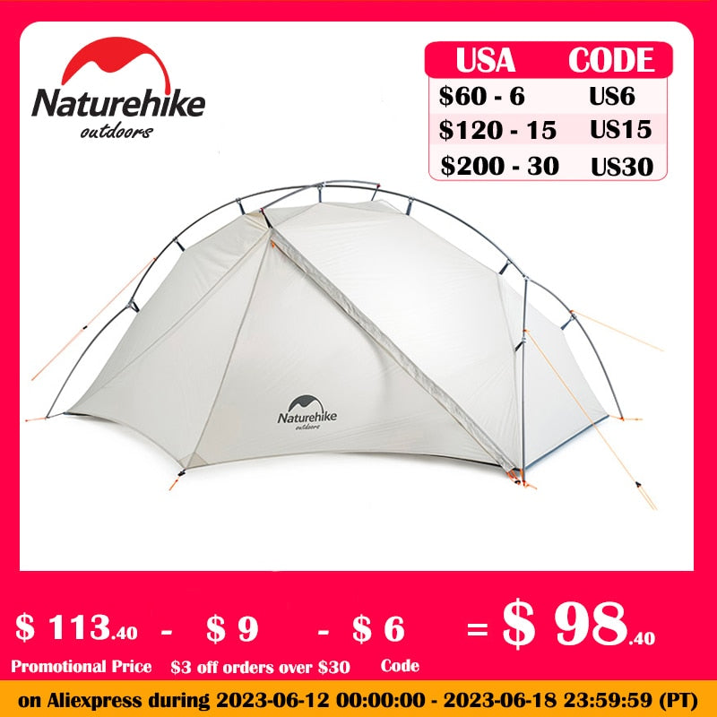 Naturehike Tent VIK Ultralight Single Tent Waterproof Camping Tent Outdoor Hiking Tent