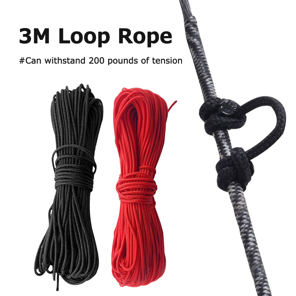 Loop Release String Nocking D Ring Buckle Rope Compound Bow Release U Rope Accessories