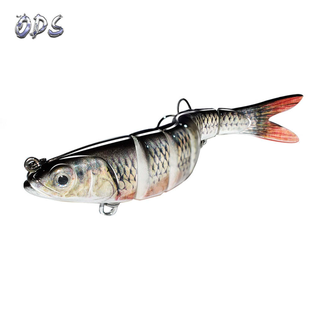 Sinking Wobblers Fishing Lures Jointed Crankbait Swimbait 8 Segment Hard Artificial