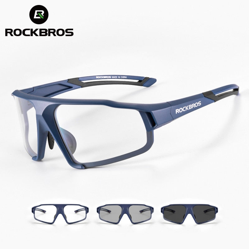 ROCKBROS Photochromic Cycling Glasses Bike Bicycle Glasses Sports Men & Boy