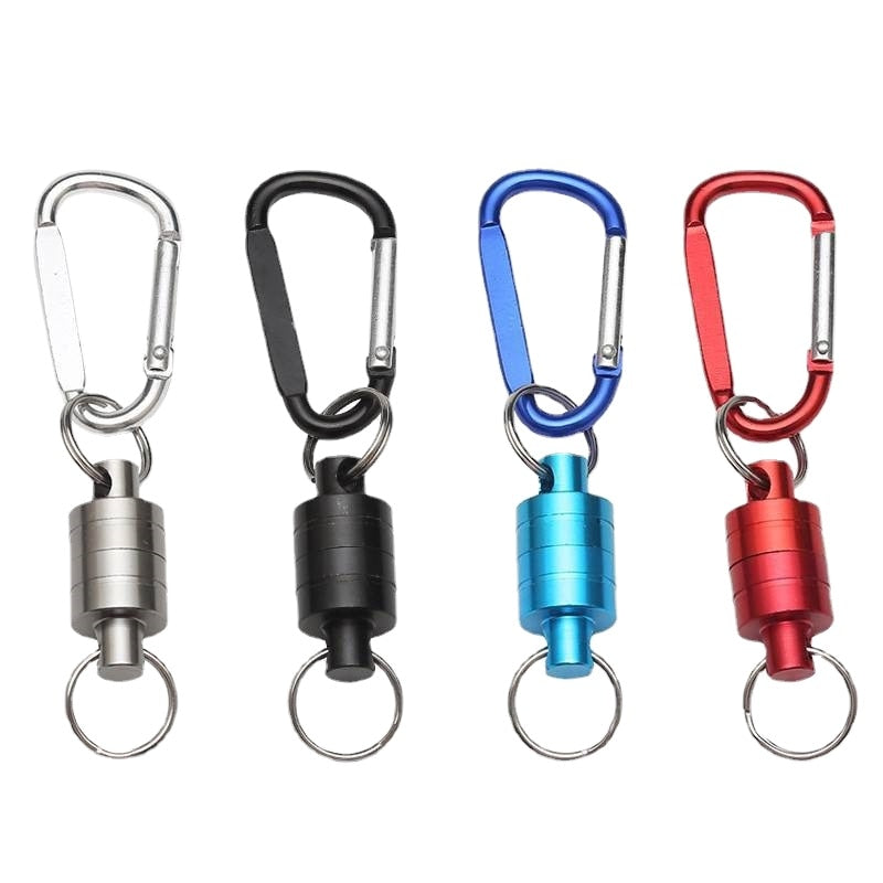 Strong Magnetic Carabiner Aluminum Alloy Carabiner Keychain Outdoor Camping Climbing Snap Clip Lock