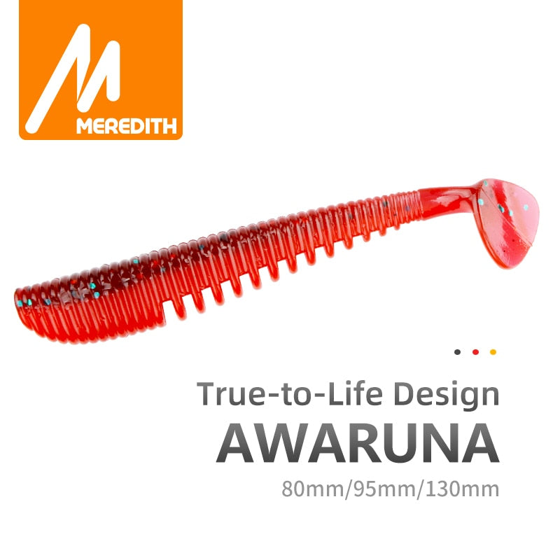 MEREDITH Awaruna Fishing Lures 8cm 9.5cm 13cm Artificial Baits Wobblers Soft Lures