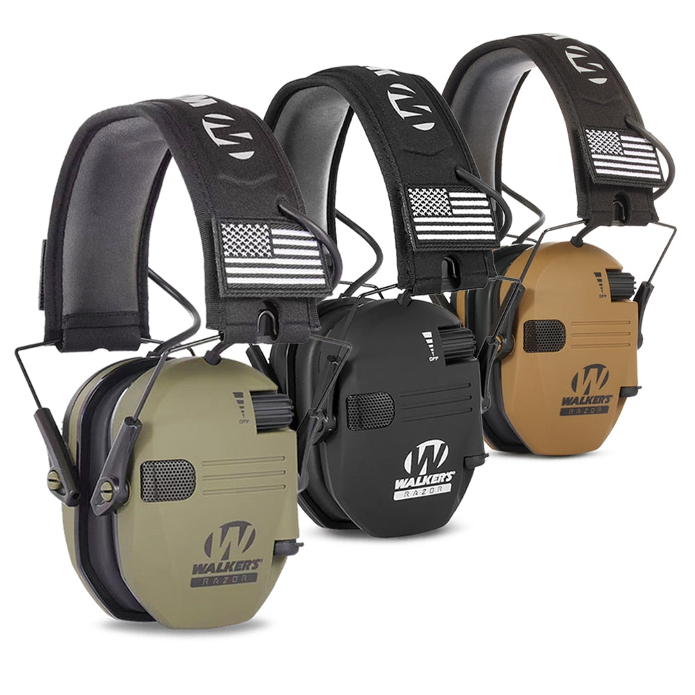 Ear Protection Safety Earmuffs Noise Reduction Slim Shooter Electronic Muffs Hearing