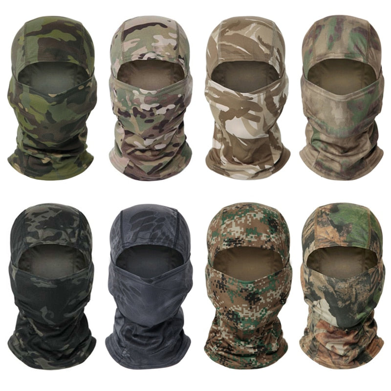 Camouflage Balaclava Full Face Mask Wargame CP Military Hat Hunting Bicycle Cycling