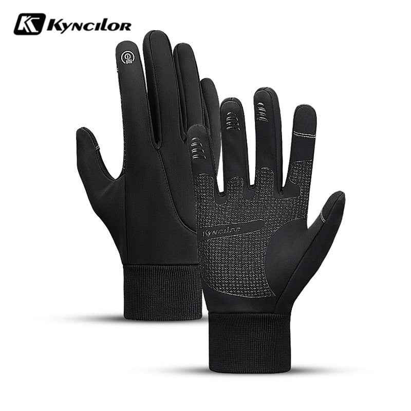 Men Women Winter Gloves Waterproof Warm Thermal Fleece Gloves Antislip Touch